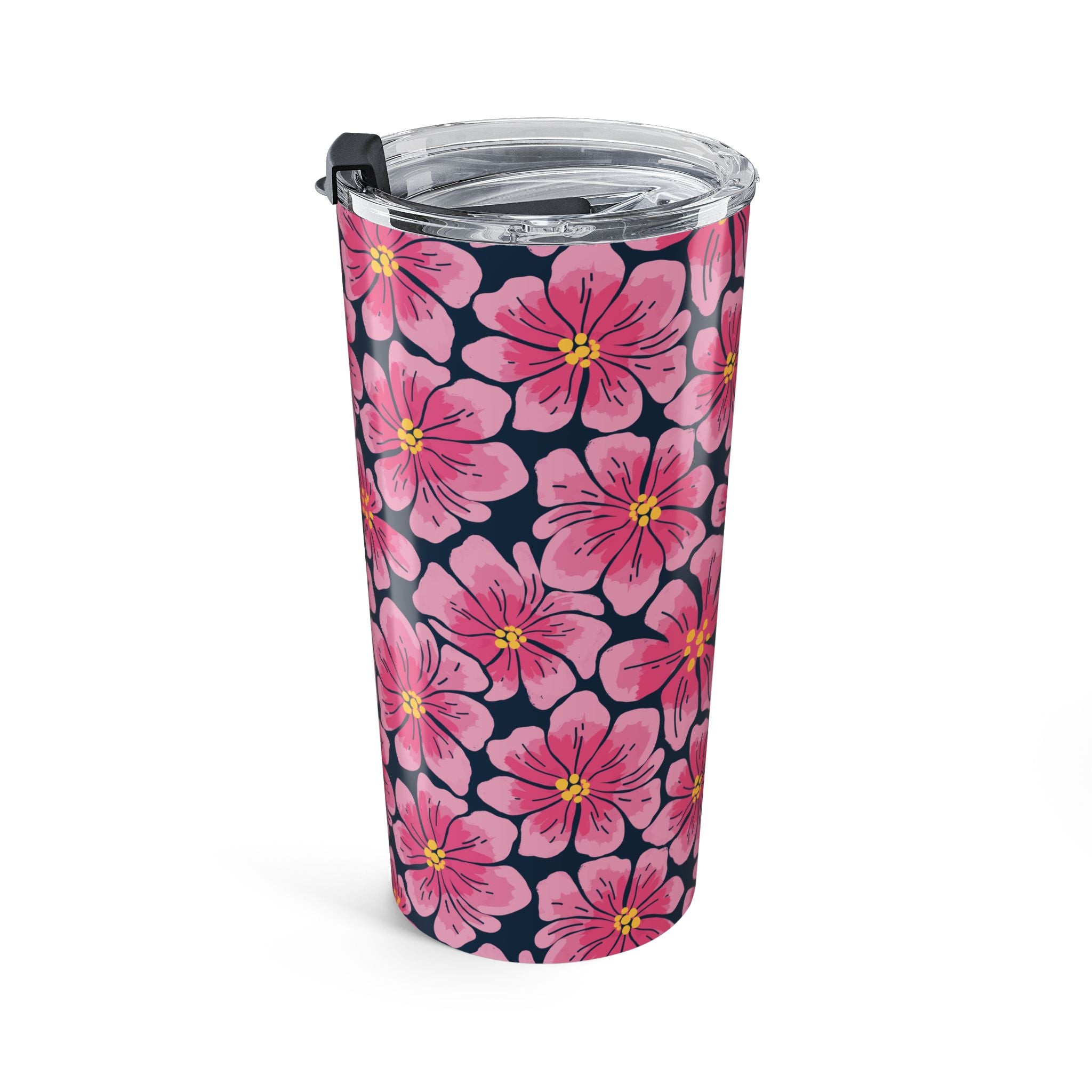 Costa Rican Pink Floral 20oz Stainless Steel Tumbler
