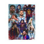 Manta de collage de Lionel Messi