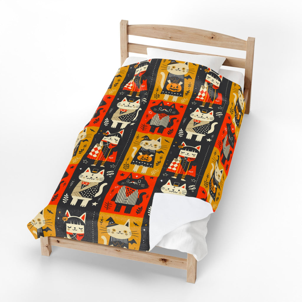 Halloween Velveteen Plush Blanket