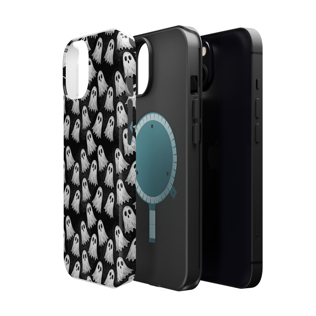 Phone Case — Cute Ghost Halloween Pattern Magnetic Impact-Resistant Case