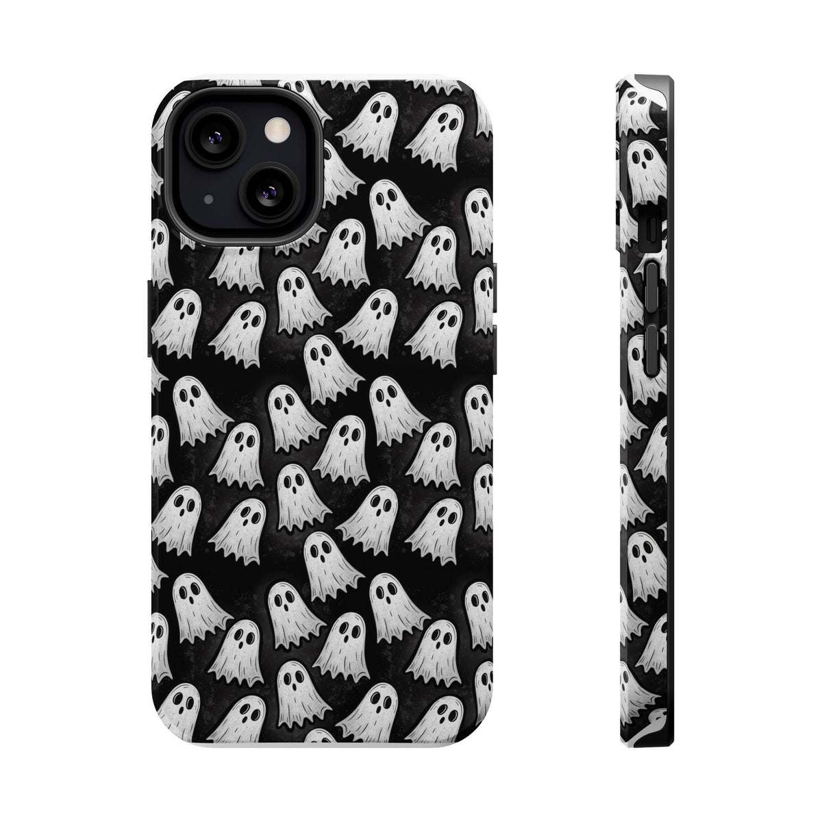 Phone Case — Cute Ghost Halloween Pattern Magnetic Impact-Resistant Case
