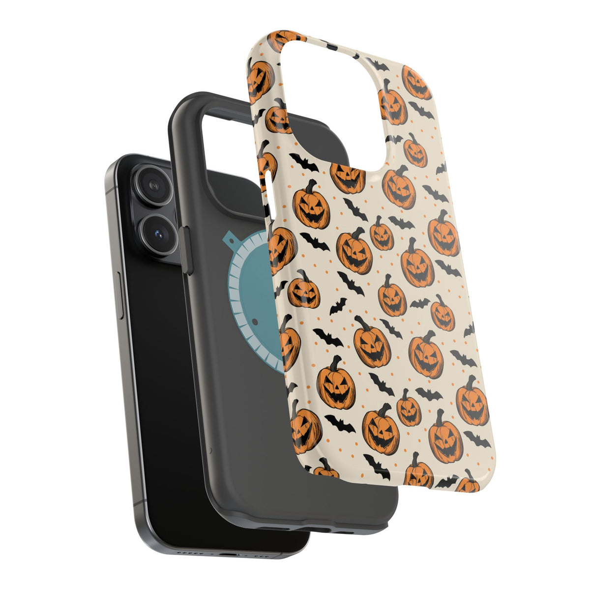 Halloween Jack-O'-Lantern Phone Case — Magnetic Impact-Resistant