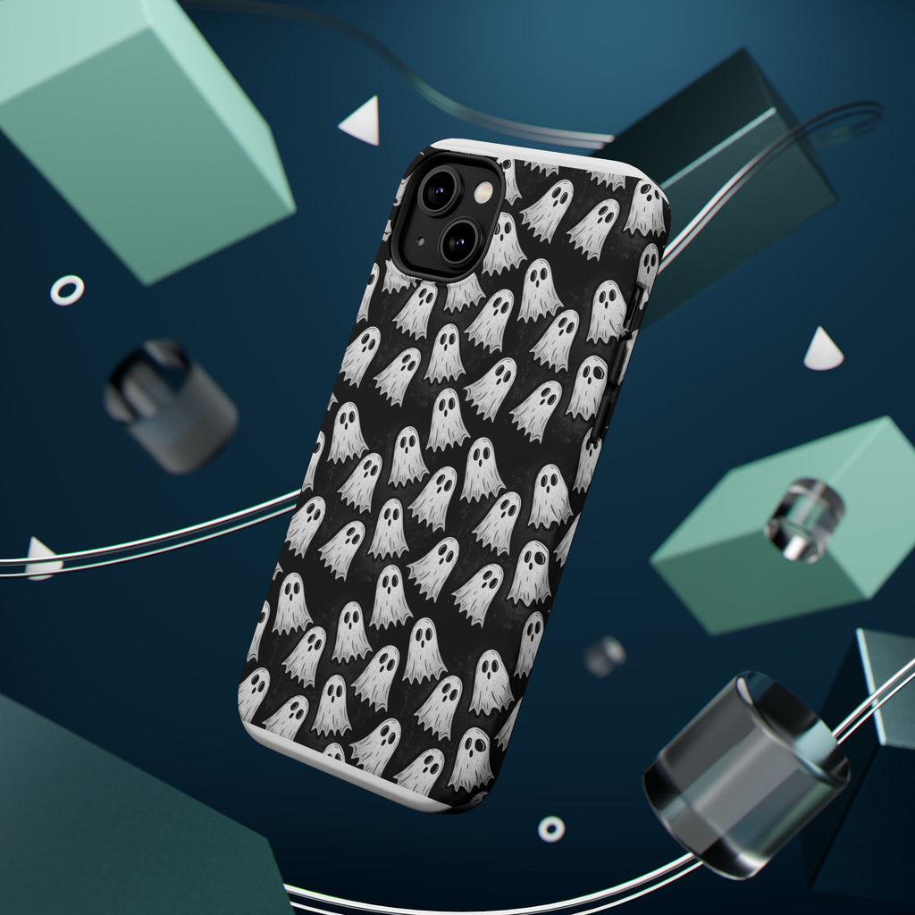 Phone Case — Cute Ghost Halloween Pattern Magnetic Impact-Resistant Case