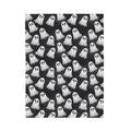 Ghost Pattern Velveteen Plush Blanket — Soft Halloween Throw for Cozy Nights