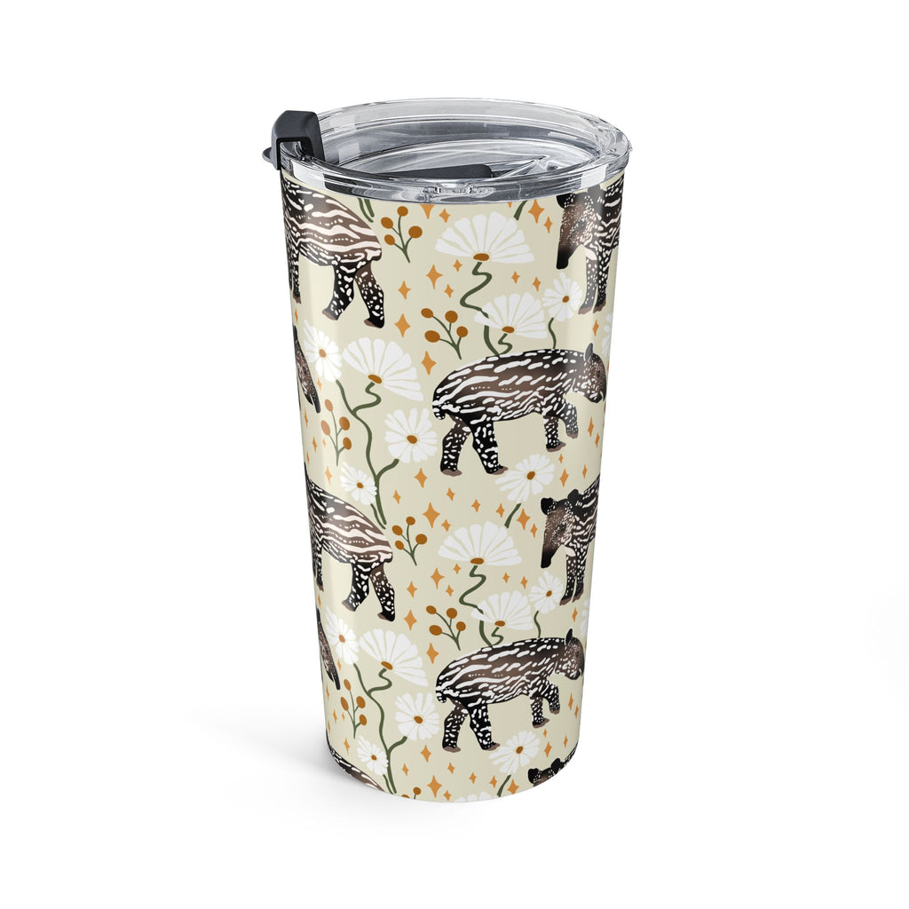 20oz Tapir - Danta Tumbler – Cute Woodland Costa Rican Animal Travel Cup