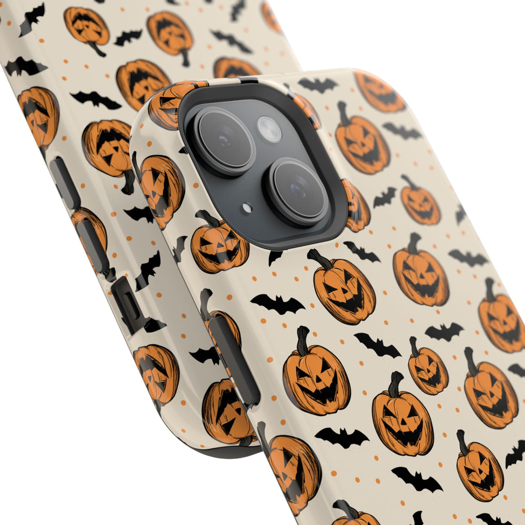Halloween Jack-O'-Lantern Phone Case — Magnetic Impact-Resistant