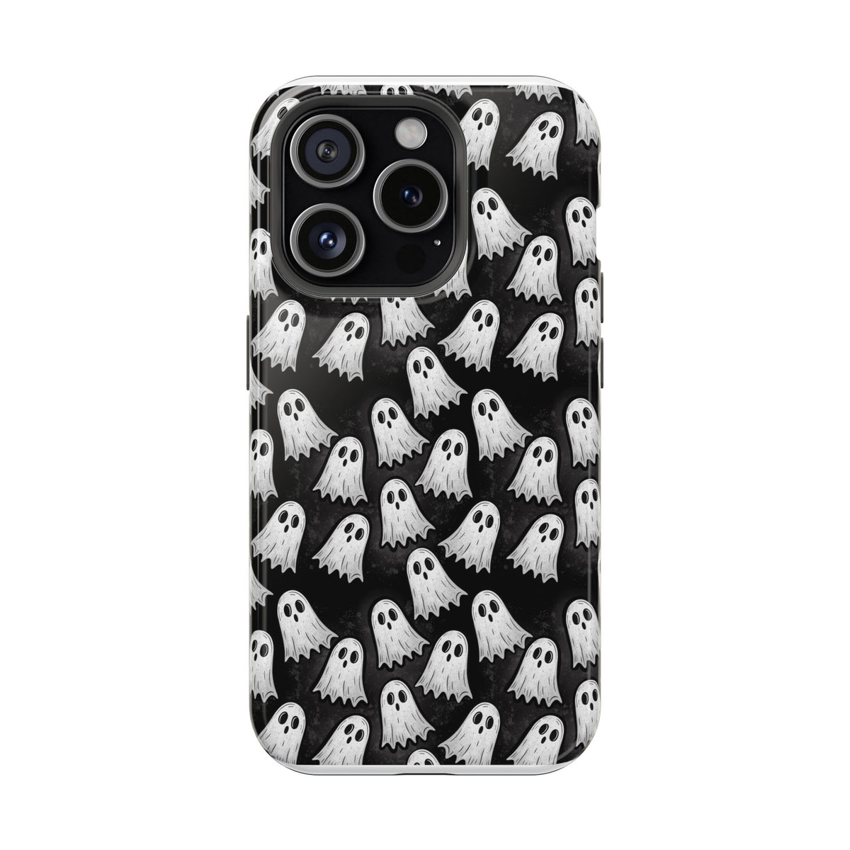 Phone Case — Cute Ghost Halloween Pattern Magnetic Impact-Resistant Case