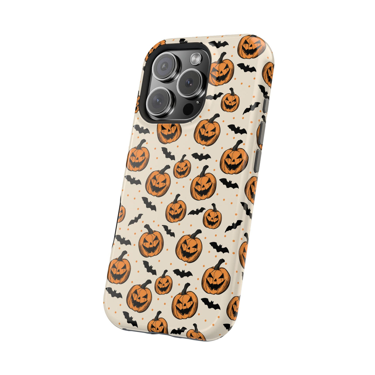 Halloween Jack-O'-Lantern Phone Case — Magnetic Impact-Resistant