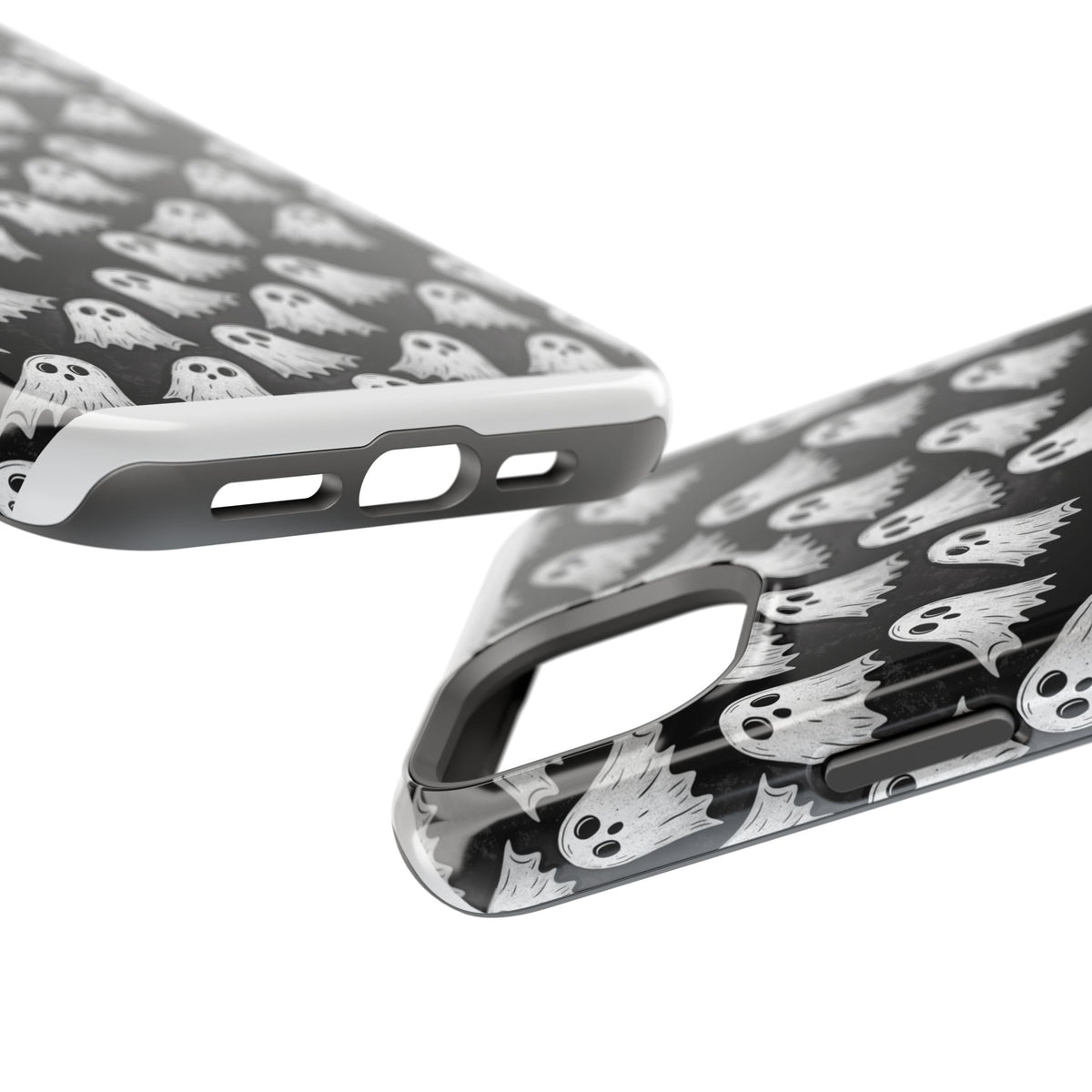 Phone Case — Cute Ghost Halloween Pattern Magnetic Impact-Resistant Case