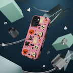 Cute Pink Halloween Magnetic Impact Phone Case — Ghosts, Pumpkins & Skulls