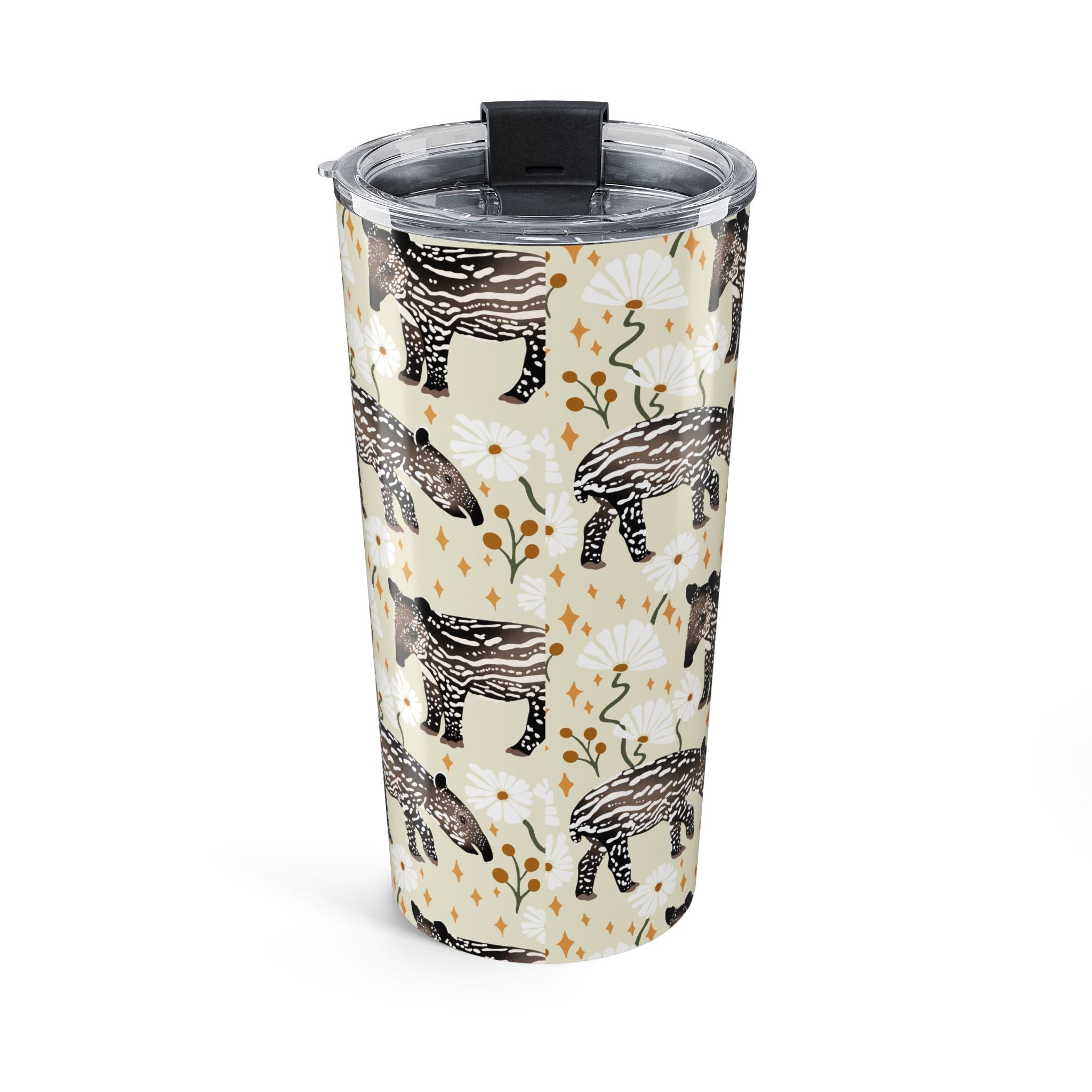 20oz Tapir - Danta Tumbler – Cute Woodland Costa Rican Animal Travel Cup