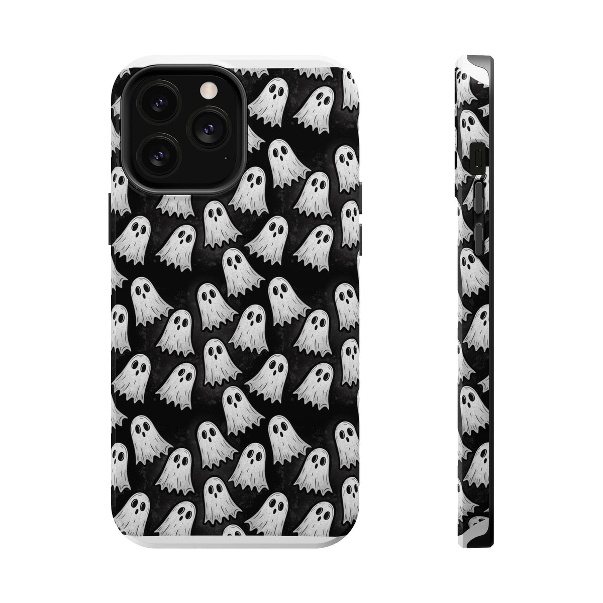 Phone Case — Cute Ghost Halloween Pattern Magnetic Impact-Resistant Case