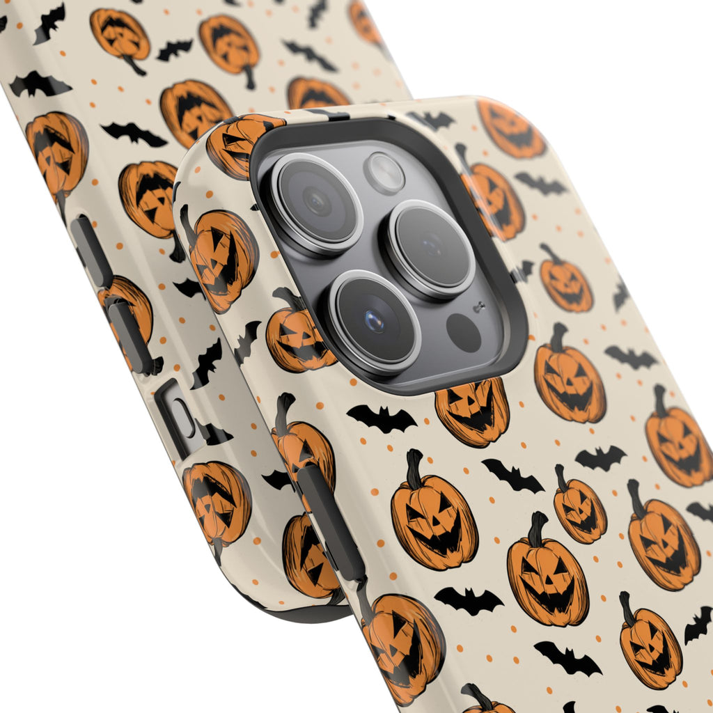 Halloween Jack-O'-Lantern Phone Case — Magnetic Impact-Resistant