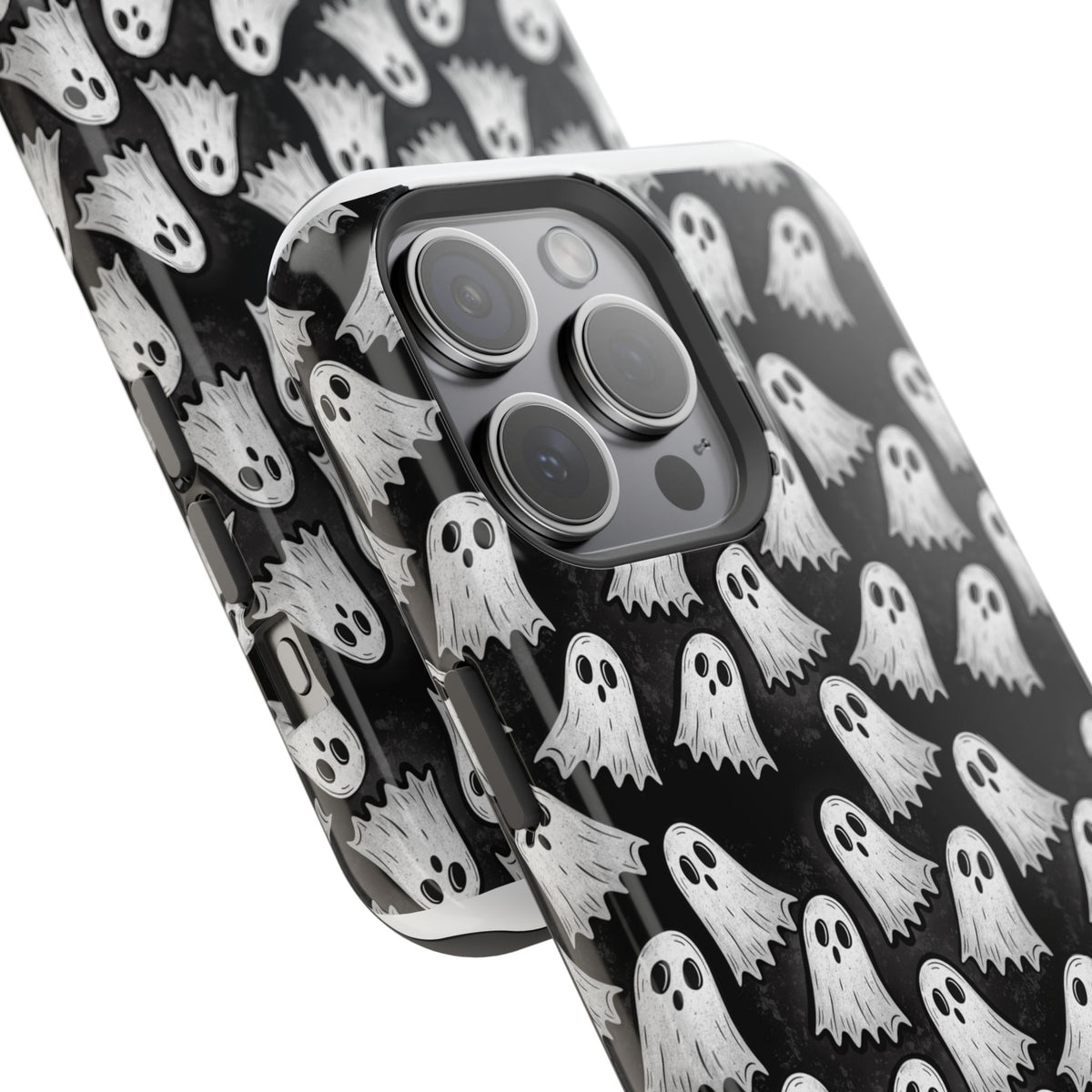 Phone Case — Cute Ghost Halloween Pattern Magnetic Impact-Resistant Case