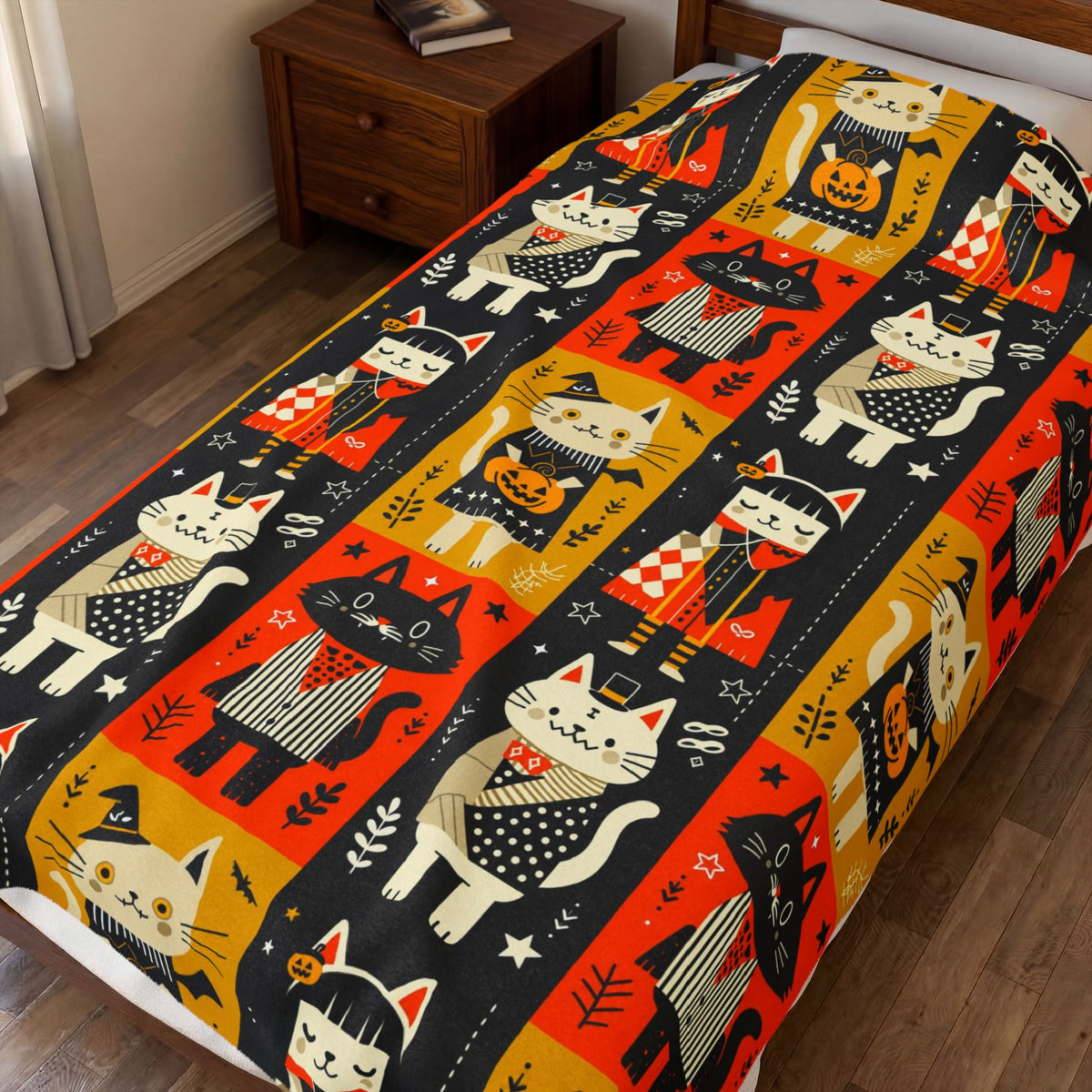 Halloween Velveteen Plush Blanket