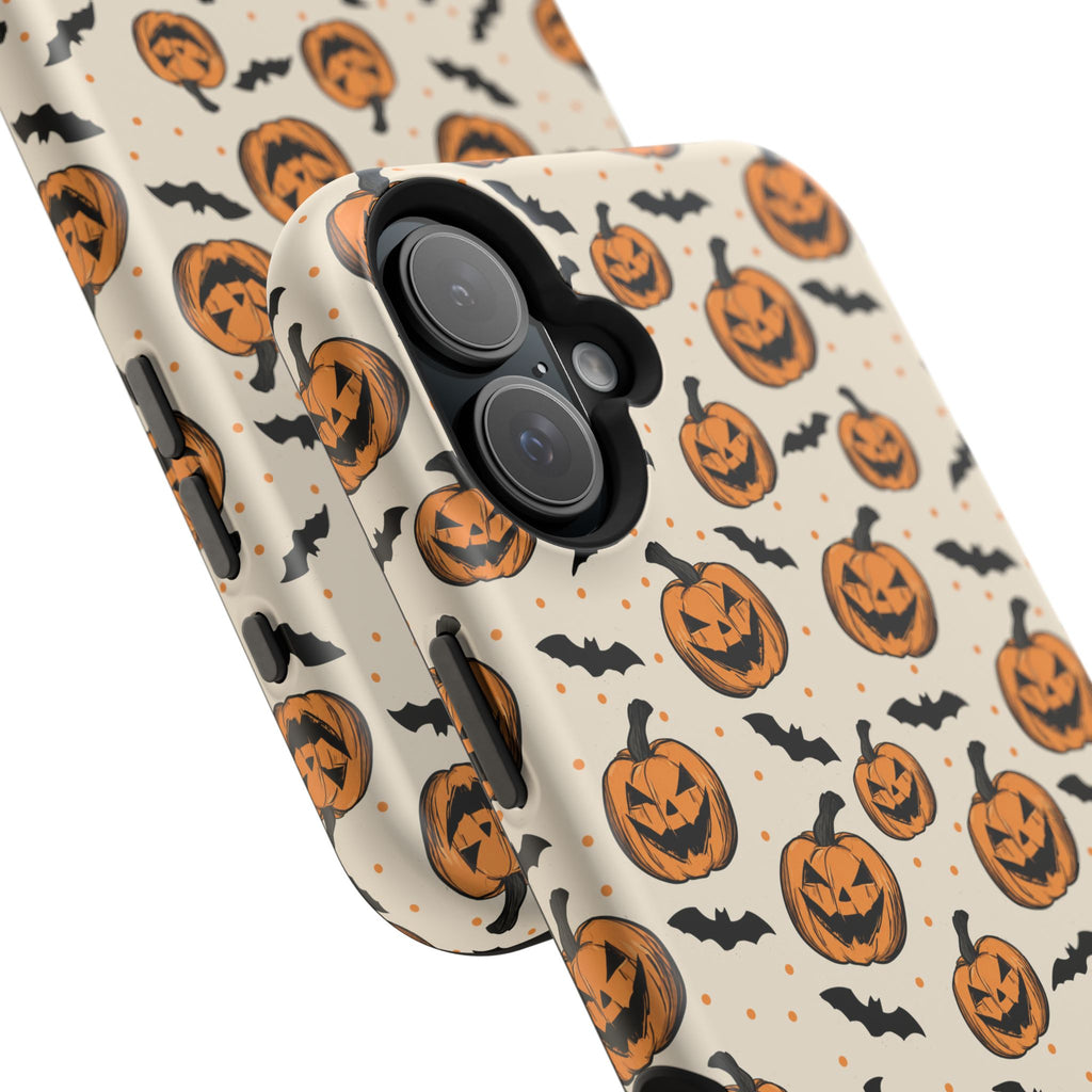 Halloween Jack-O'-Lantern Phone Case — Magnetic Impact-Resistant