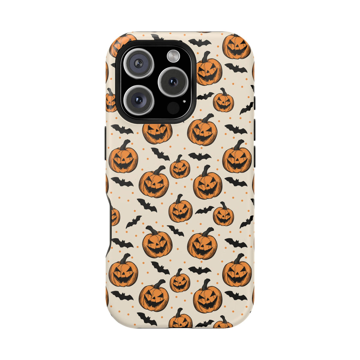 Halloween Jack-O'-Lantern Phone Case — Magnetic Impact-Resistant