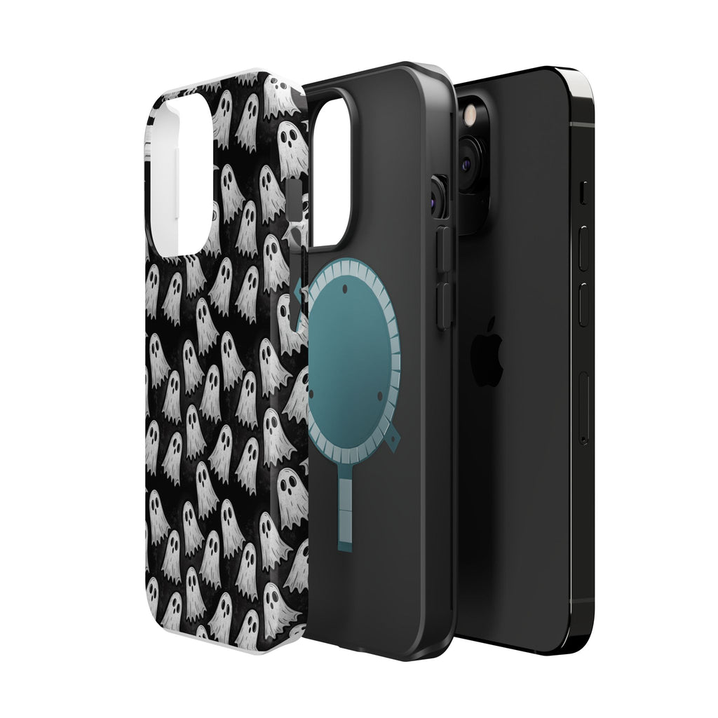 Phone Case — Cute Ghost Halloween Pattern Magnetic Impact-Resistant Case