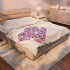 Halloween Dogs Velveteen Plush Blanket