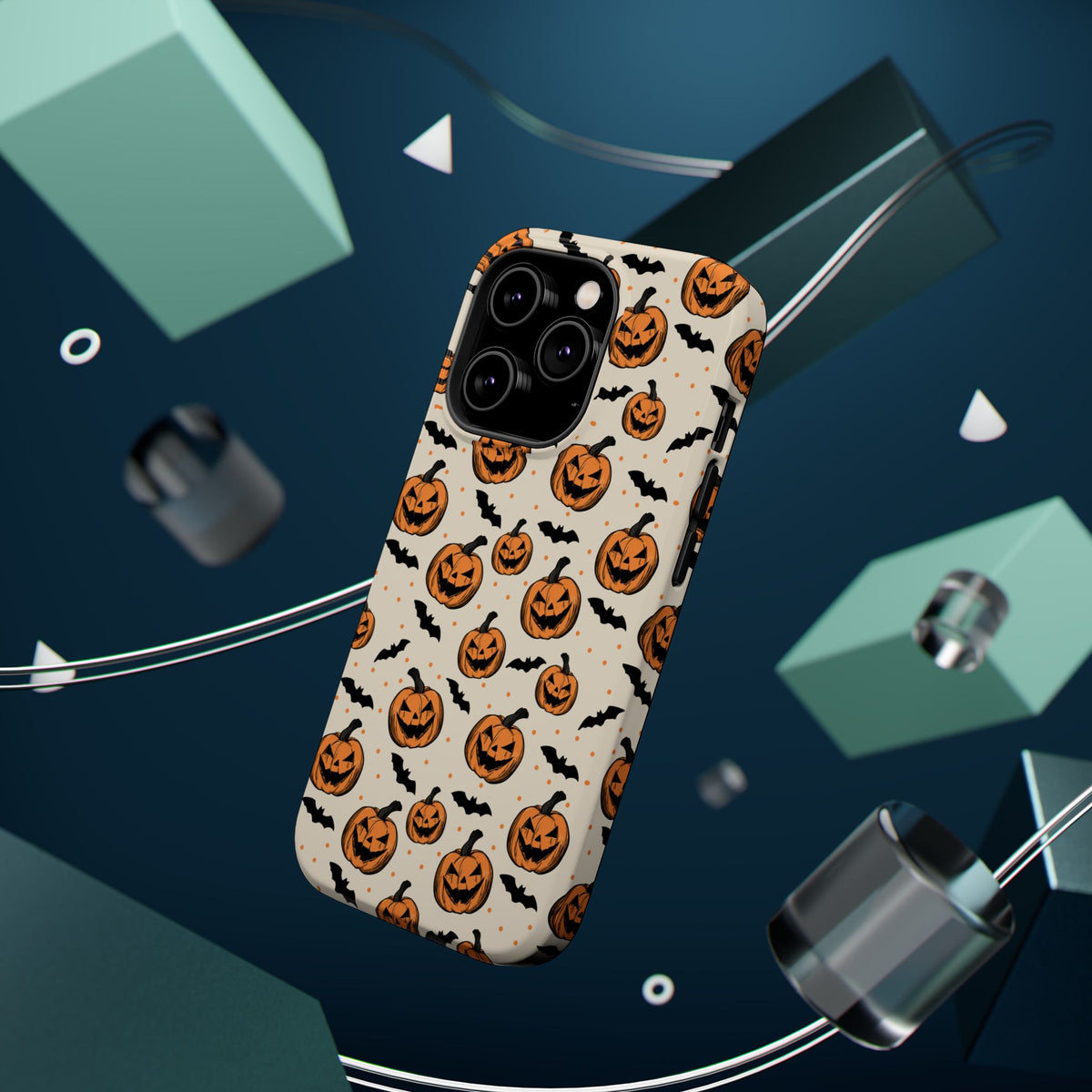 Halloween Jack-O'-Lantern Phone Case — Magnetic Impact-Resistant