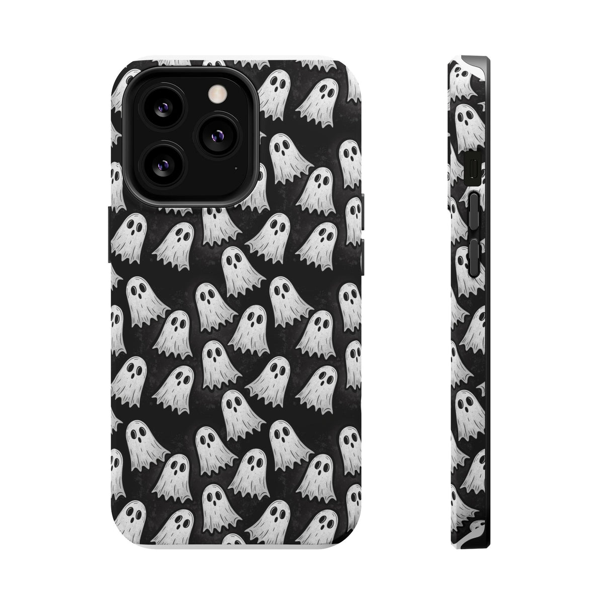 Phone Case — Cute Ghost Halloween Pattern Magnetic Impact-Resistant Case