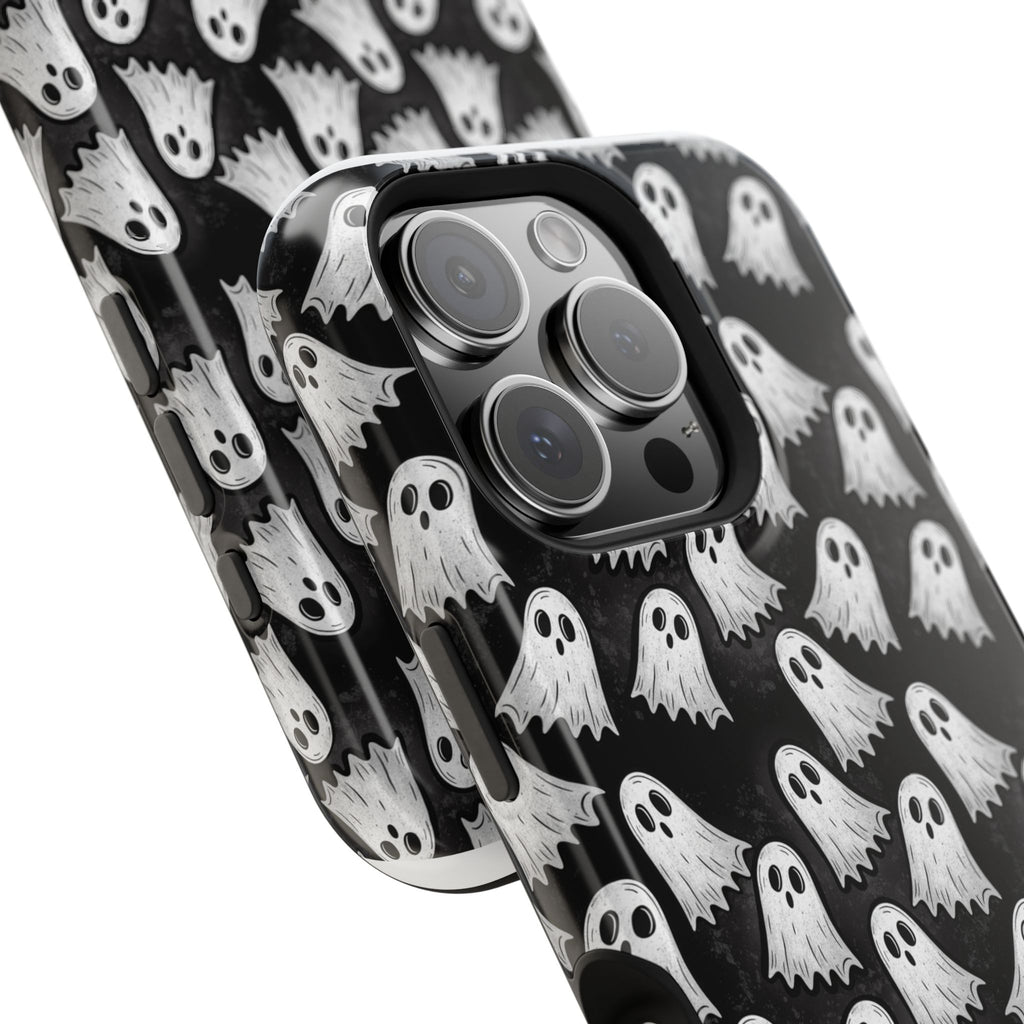 Phone Case — Cute Ghost Halloween Pattern Magnetic Impact-Resistant Case