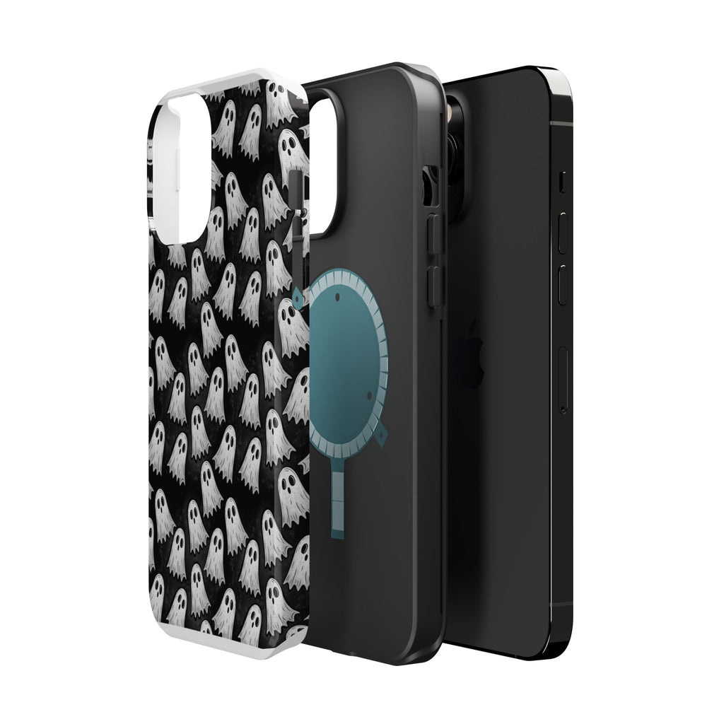 Phone Case — Cute Ghost Halloween Pattern Magnetic Impact-Resistant Case