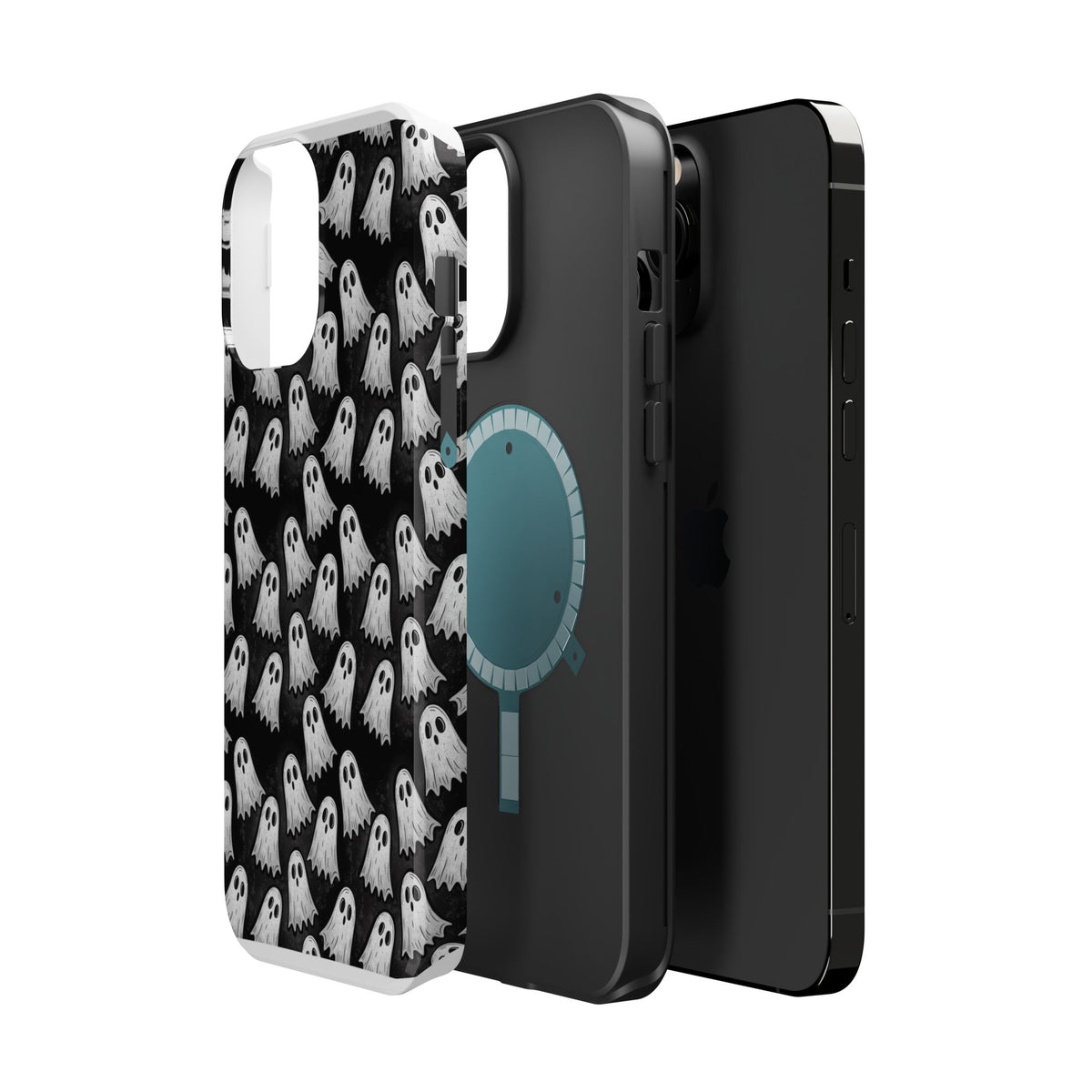 Phone Case — Cute Ghost Halloween Pattern Magnetic Impact-Resistant Case