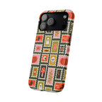 Halloween Stamp Pattern Phone Case — Cute Spooky Icons Magnetic Impact-Resistant Case