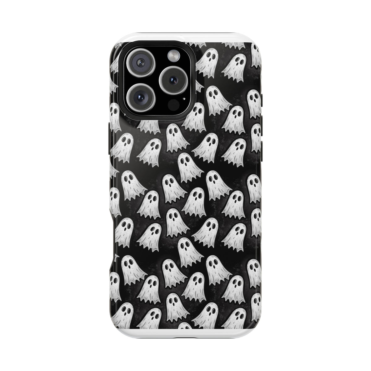 Phone Case — Cute Ghost Halloween Pattern Magnetic Impact-Resistant Case