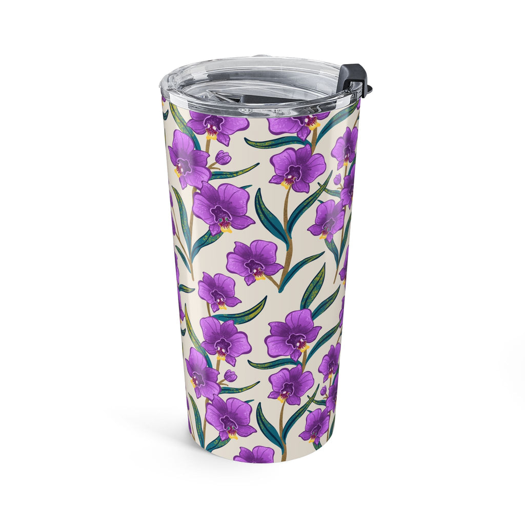 Costa Rican Purple Guaria Orchid 20oz Stainless Steel Tumbler