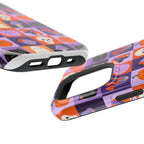 Halloween Pattern Magnetic Impact-Resistant Phone Case — Cute Pumpkins, Cats & Ghosts