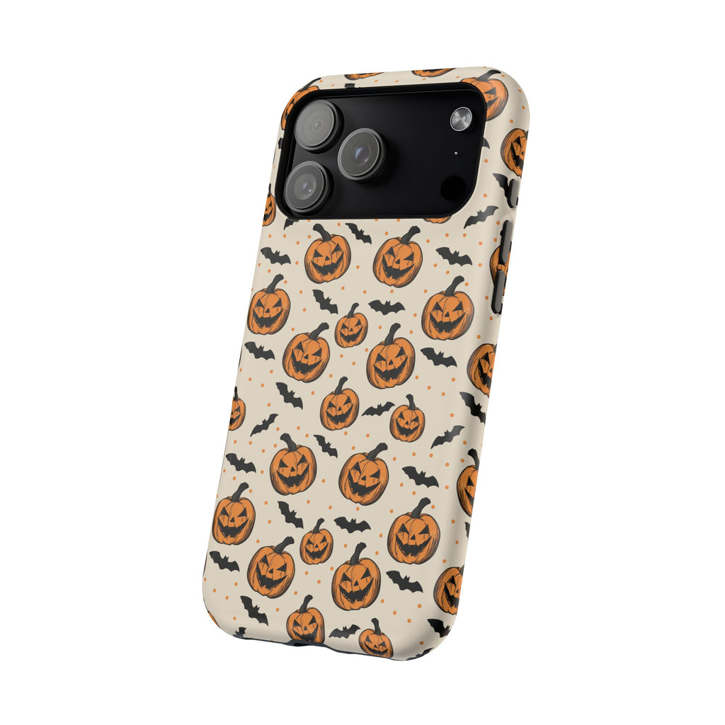Halloween Jack-O'-Lantern Phone Case — Magnetic Impact-Resistant