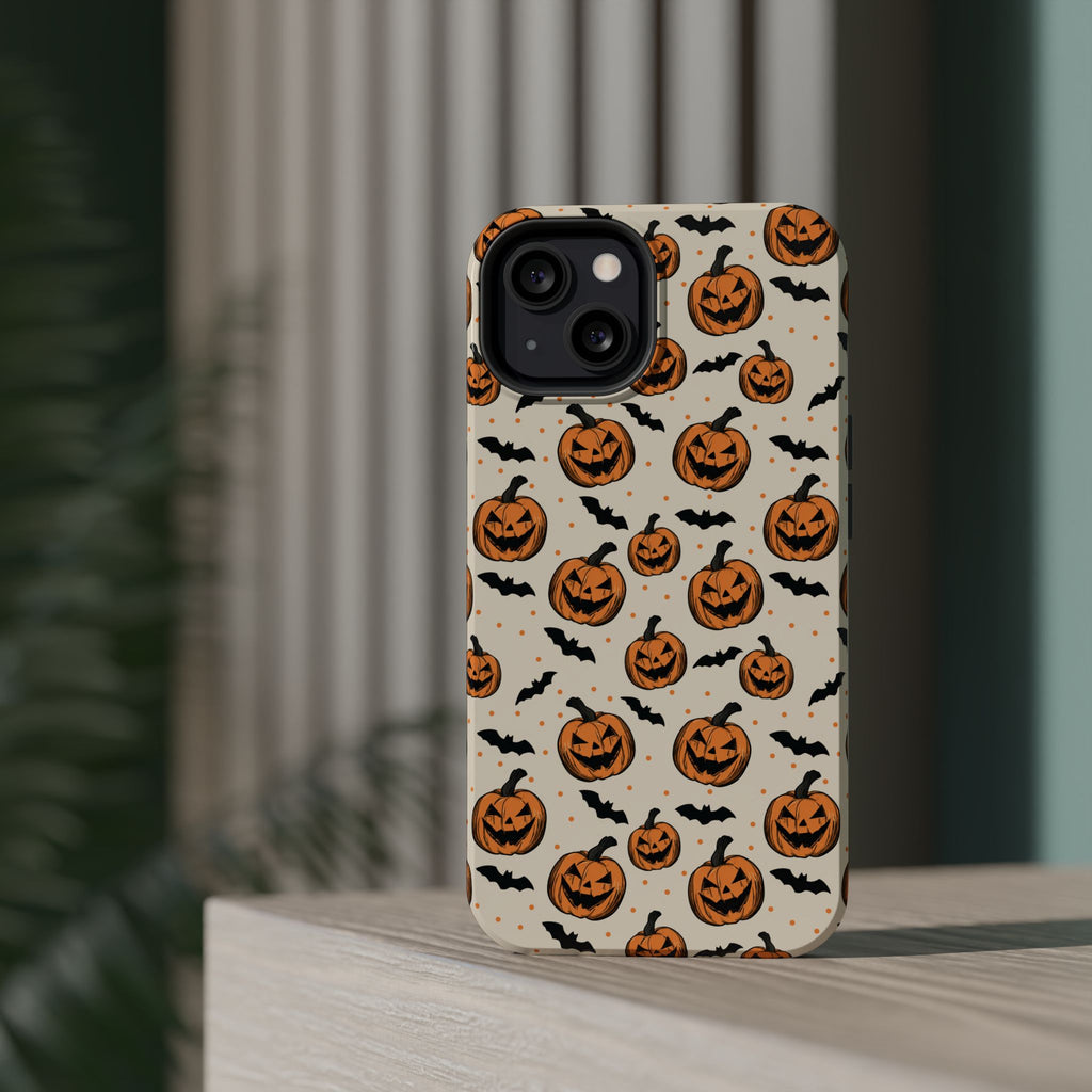 Halloween Jack-O'-Lantern Phone Case — Magnetic Impact-Resistant