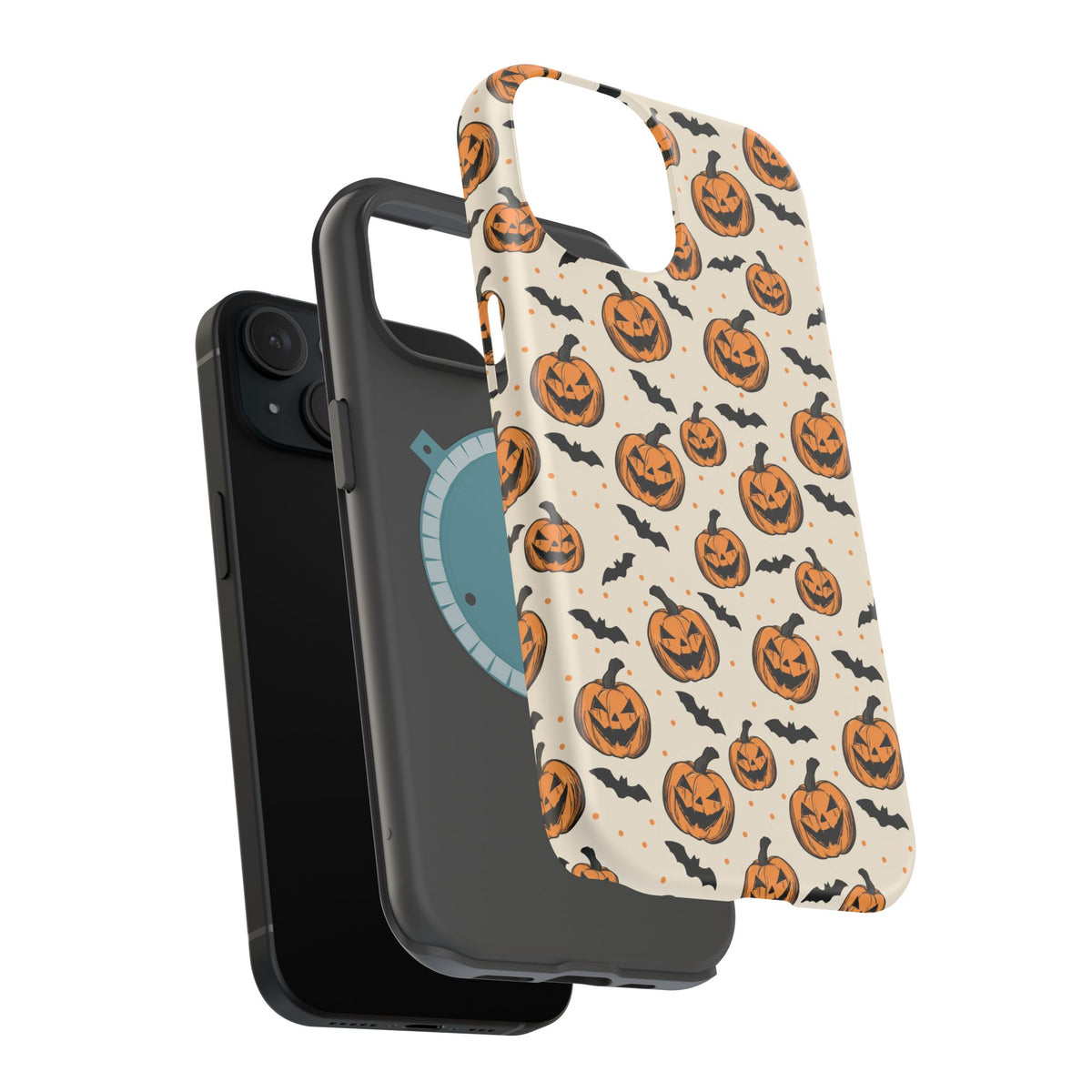 Halloween Jack-O'-Lantern Phone Case — Magnetic Impact-Resistant