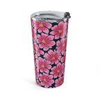 Costa Rican Pink Floral 20oz Stainless Steel Tumbler