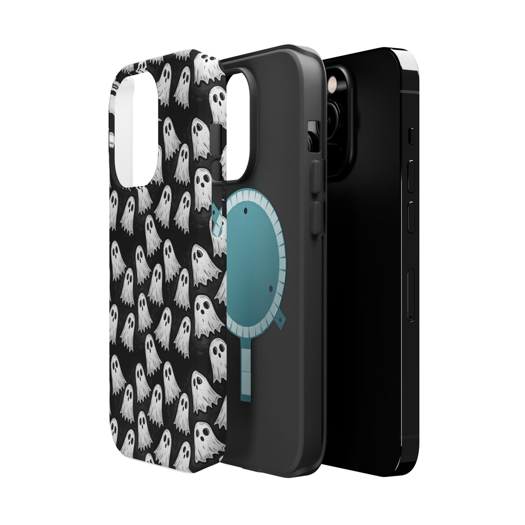 Phone Case — Cute Ghost Halloween Pattern Magnetic Impact-Resistant Case