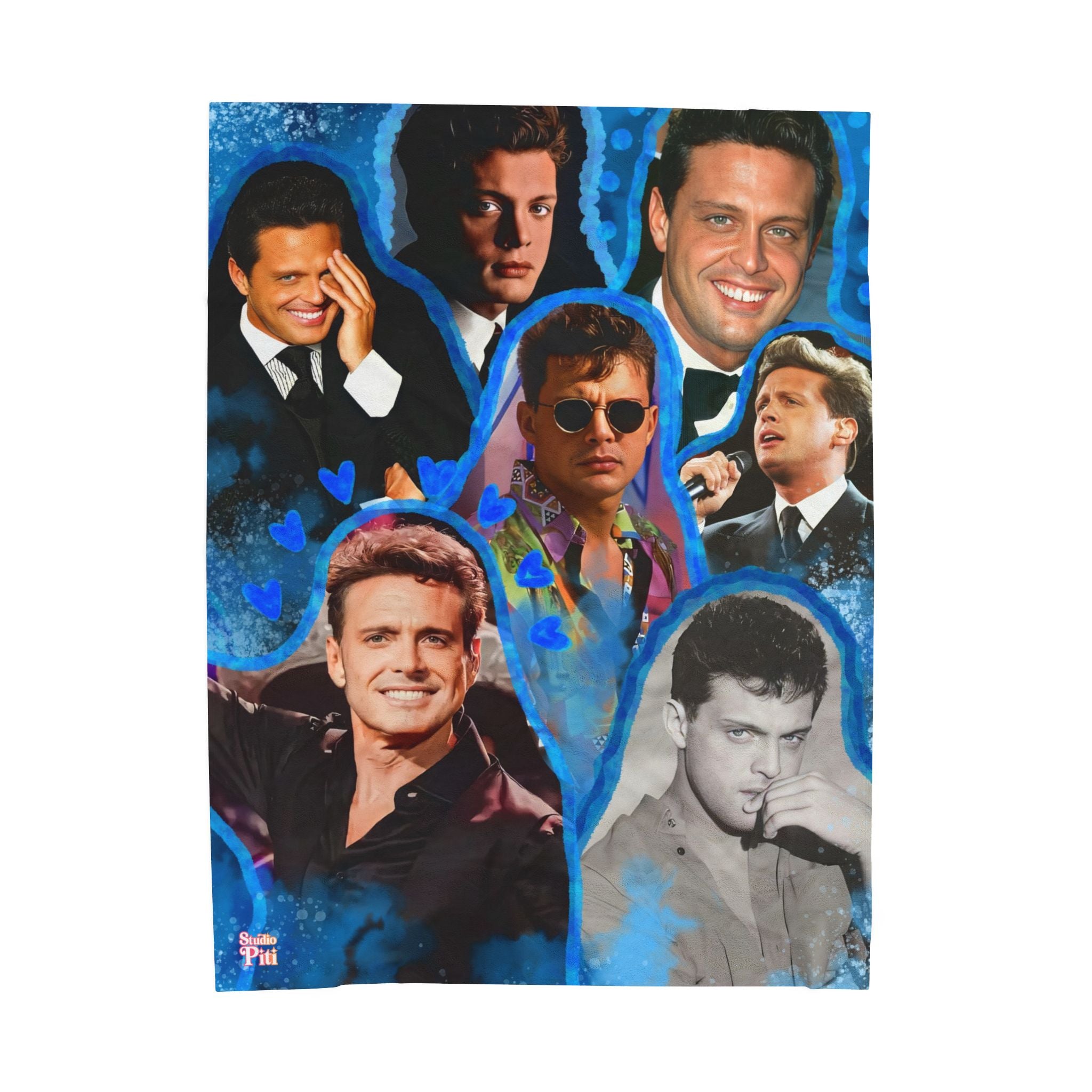 Luis Miguel Velveteen Plush Blanket