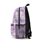 Lamb Floral Backpack — Cute Pastel Nursery School Bag for Kids
