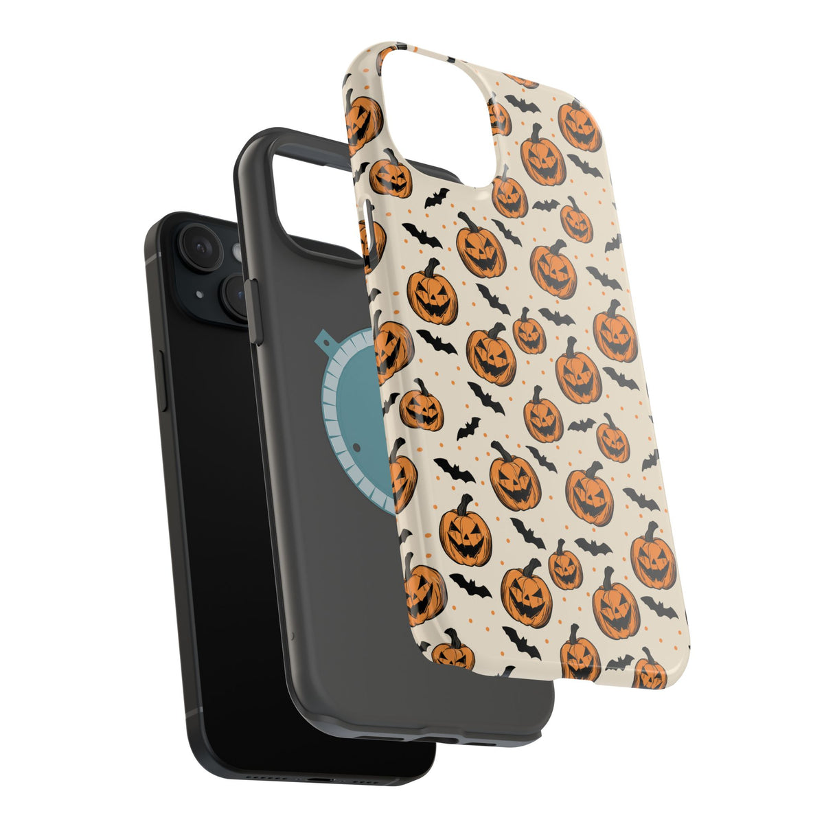 Halloween Jack-O'-Lantern Phone Case — Magnetic Impact-Resistant