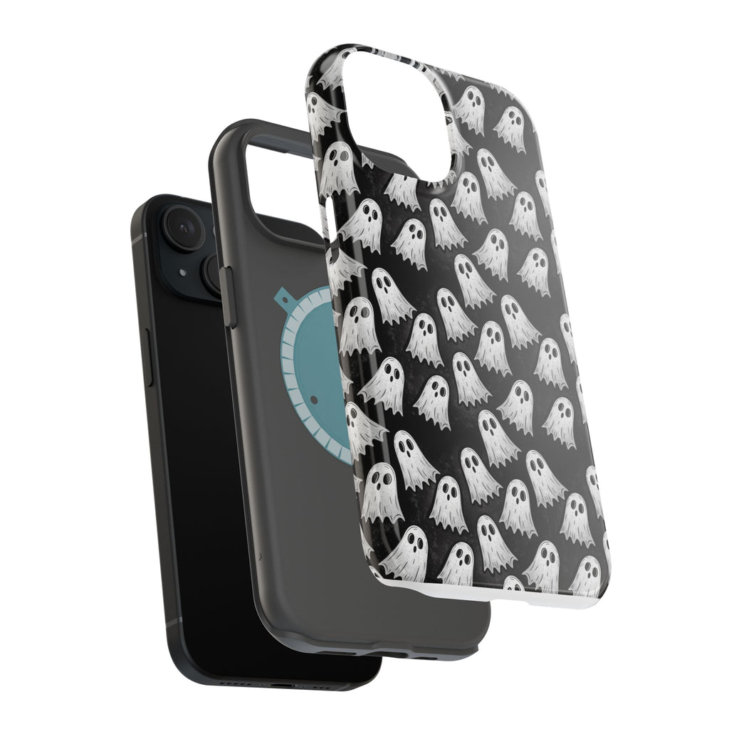 Phone Case — Cute Ghost Halloween Pattern Magnetic Impact-Resistant Case