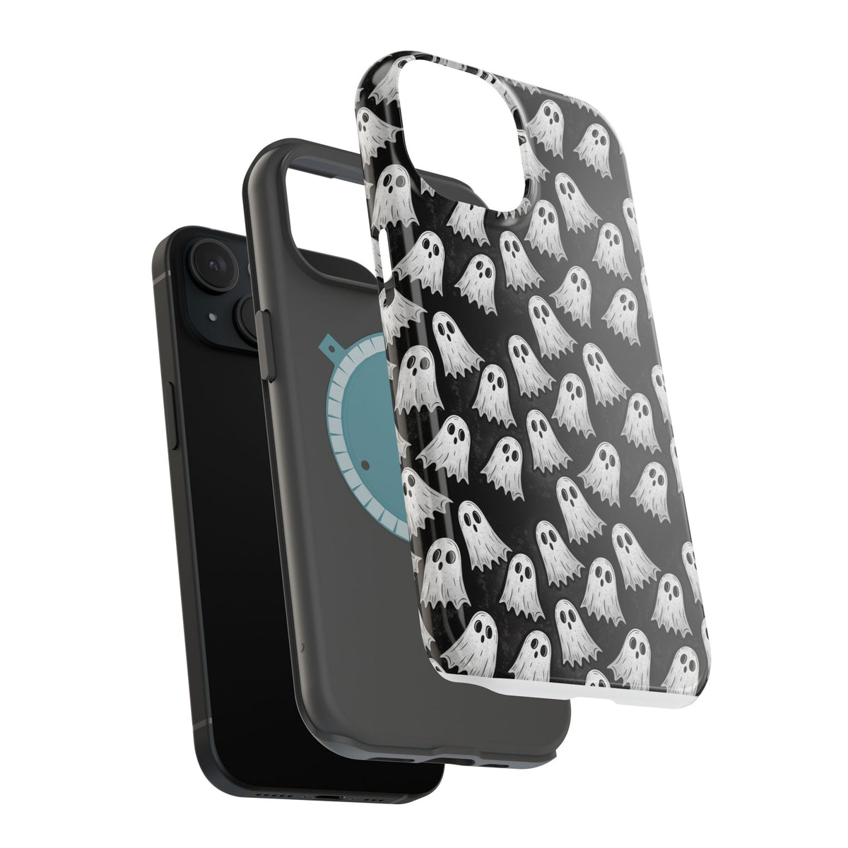 Phone Case — Cute Ghost Halloween Pattern Magnetic Impact-Resistant Case