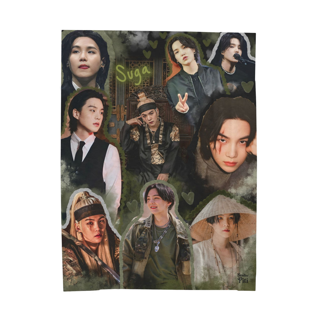 Suga BTS K-POP Blanket