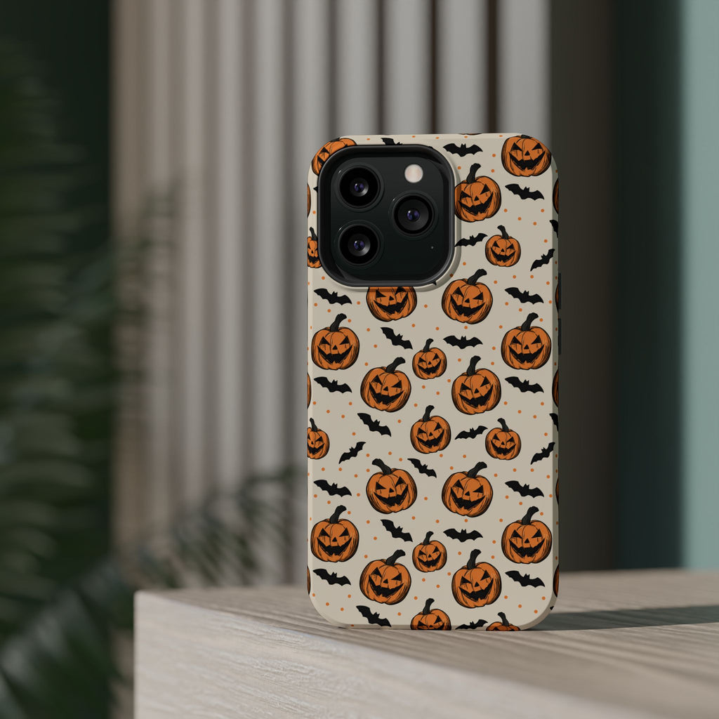 Halloween Jack-O'-Lantern Phone Case — Magnetic Impact-Resistant