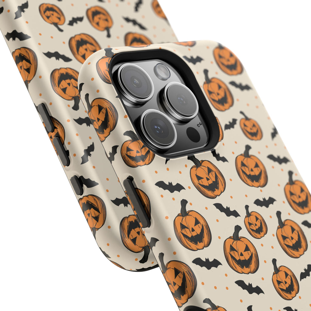 Halloween Jack-O'-Lantern Phone Case — Magnetic Impact-Resistant