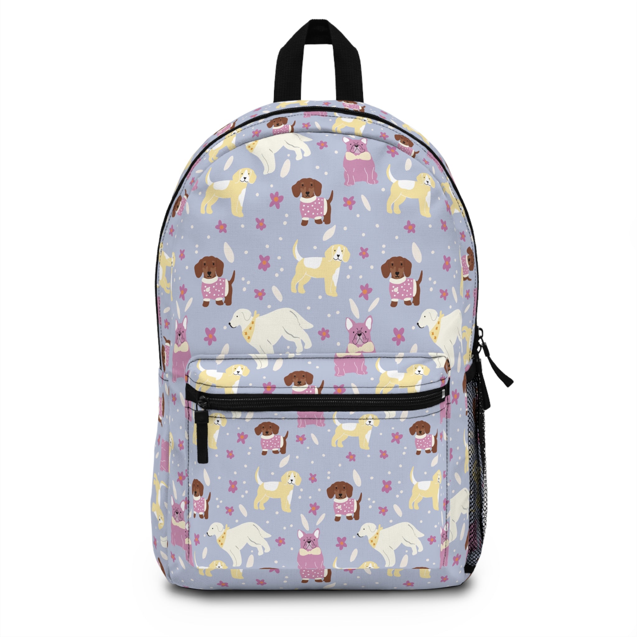 Kids' Dog Pattern Backpack — Cute Puppies & Dogs School Bag