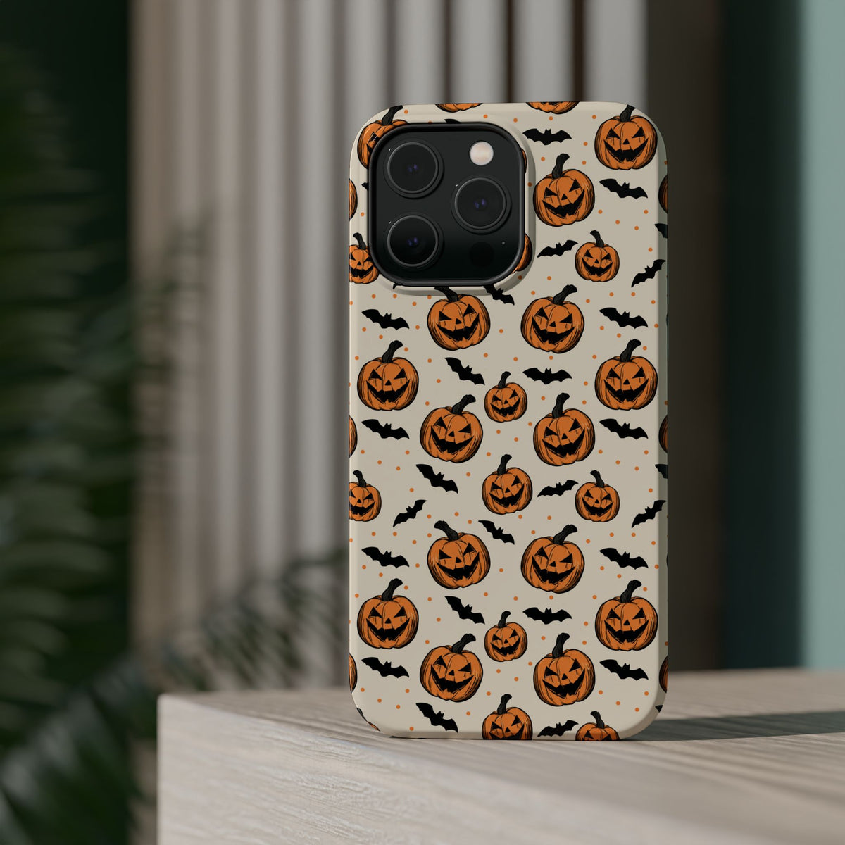 Halloween Jack-O'-Lantern Phone Case — Magnetic Impact-Resistant