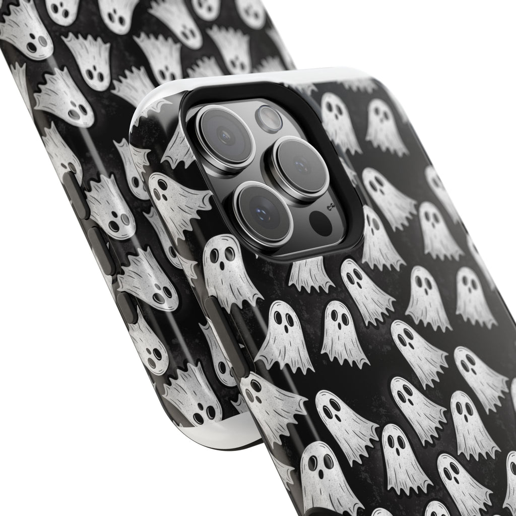 Phone Case — Cute Ghost Halloween Pattern Magnetic Impact-Resistant Case