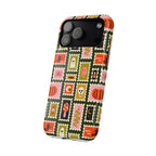 Halloween Stamp Pattern Phone Case — Cute Spooky Icons Magnetic Impact-Resistant Case