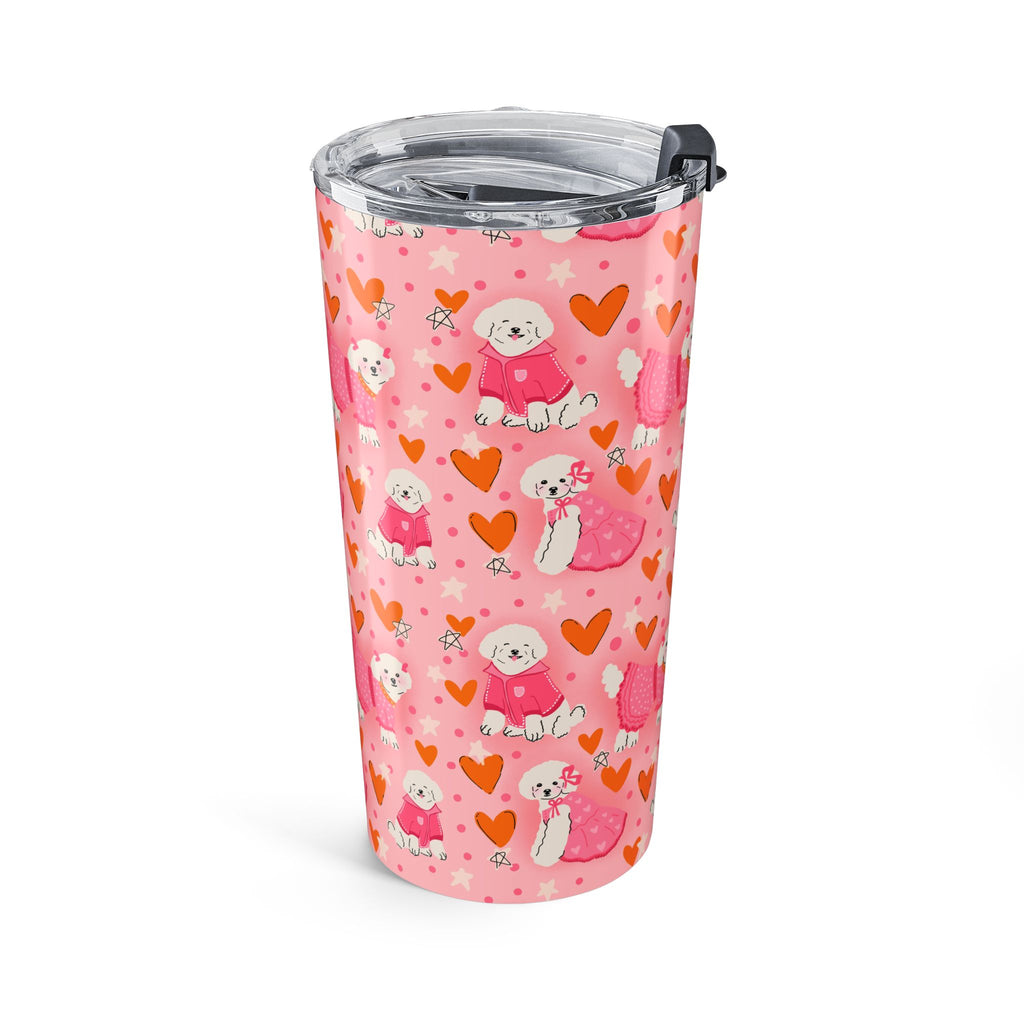 Poodle Dog Illustration 20oz Stainless Steel Tumbler